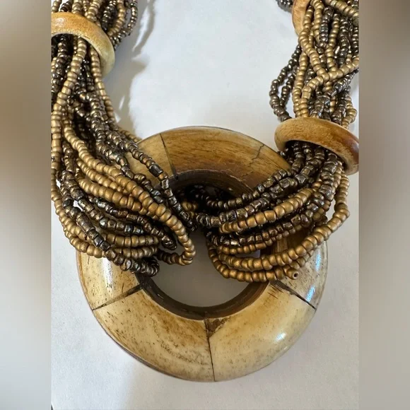 ⬇️ VTG Chico Multi-Strand Beaded Necklace - Picture 2 of 5